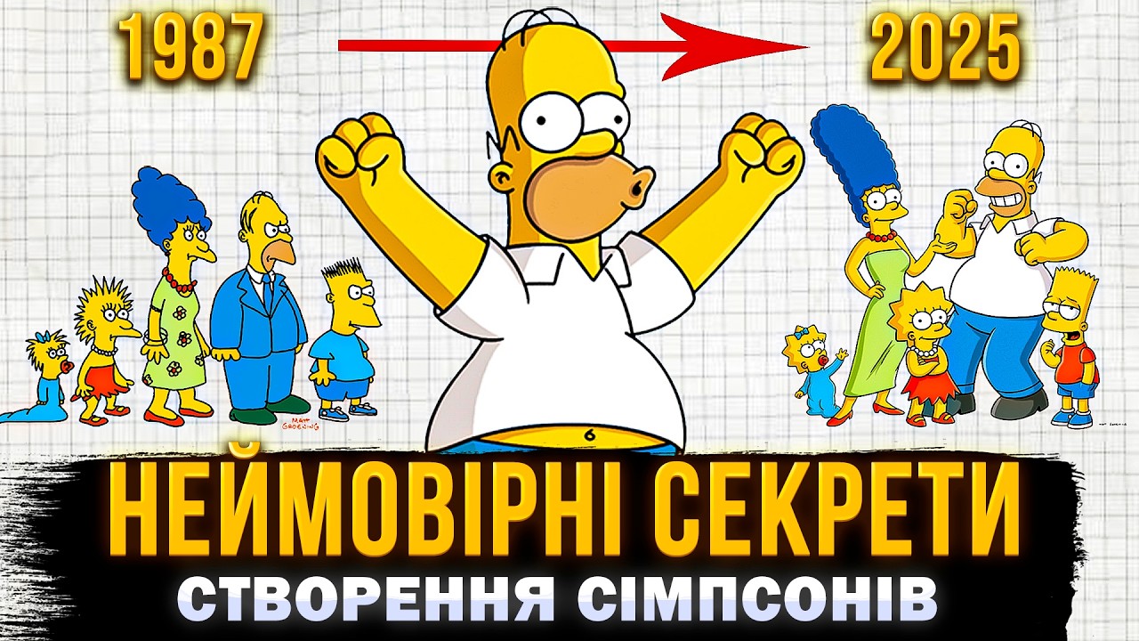 НЕЙМОВІРНІ СЕКРЕТИ СТВОРЕННЯ СІМПСОНІВ | як створювали мультсеріал сімпсони | СЕРІАЛИ ТА КІНО