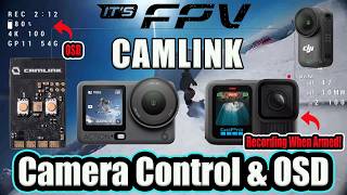 Control Your Action Camera & Get OSD In Betaflight WIth Camlink From IT'S FPV