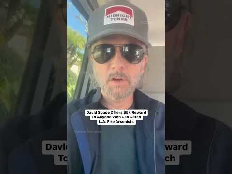 David Spade Offers $5K Reward To Anyone Who Can Catch L.A. Fire Arsonists