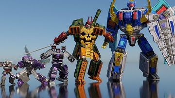 Decepticon Size Comparison. Transformer 3D