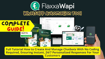FlaxxaWapi Whatsapp Automation Tool: Create Smart, No-code Auto-reply Bots 24/7 Customer Engagement!