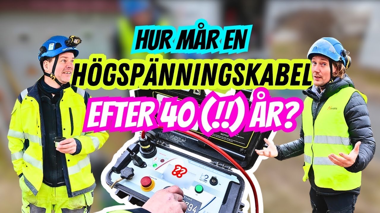 Hur mår en högspänningskabel efter 40 år?