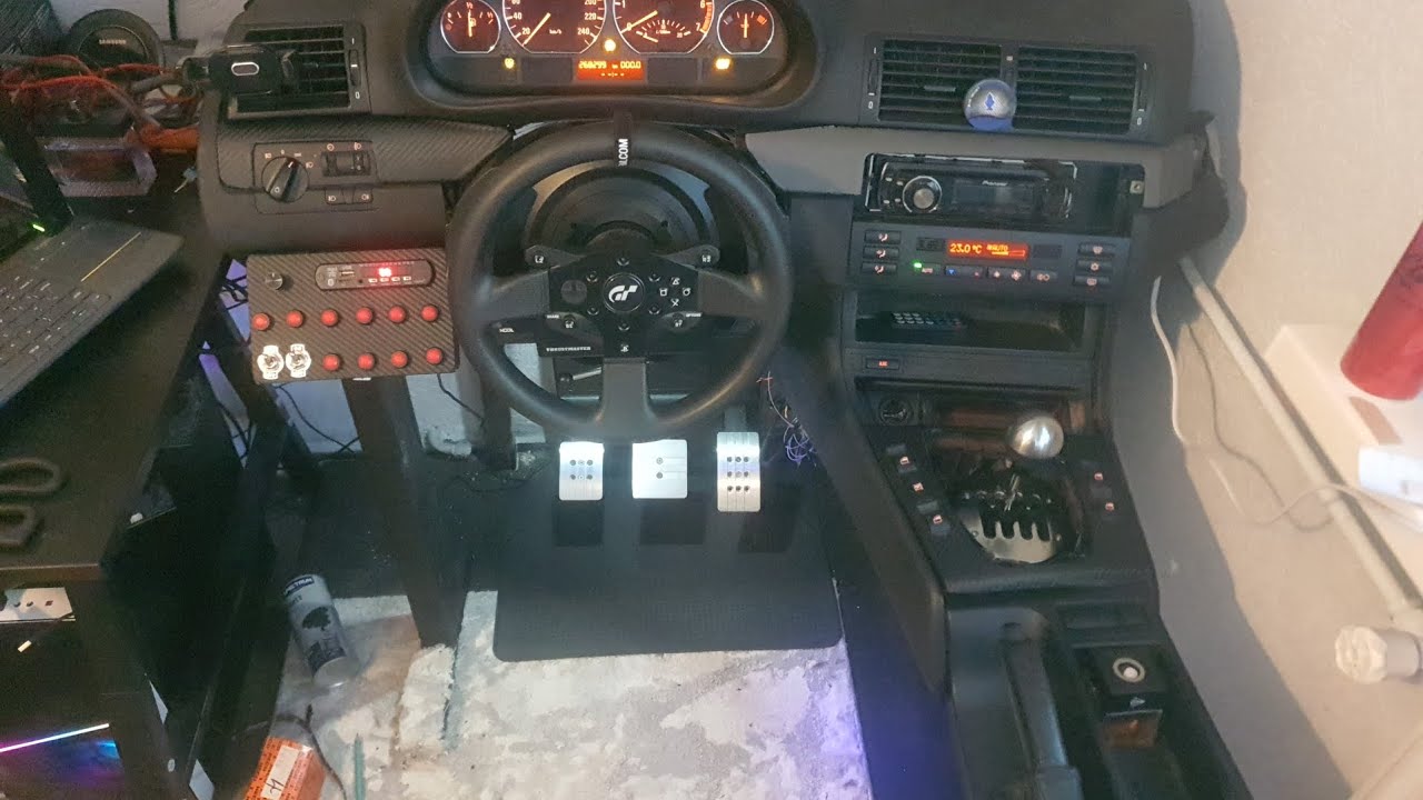 BMW e46 Simrig/Simcockpit (Simracing) - YouTube