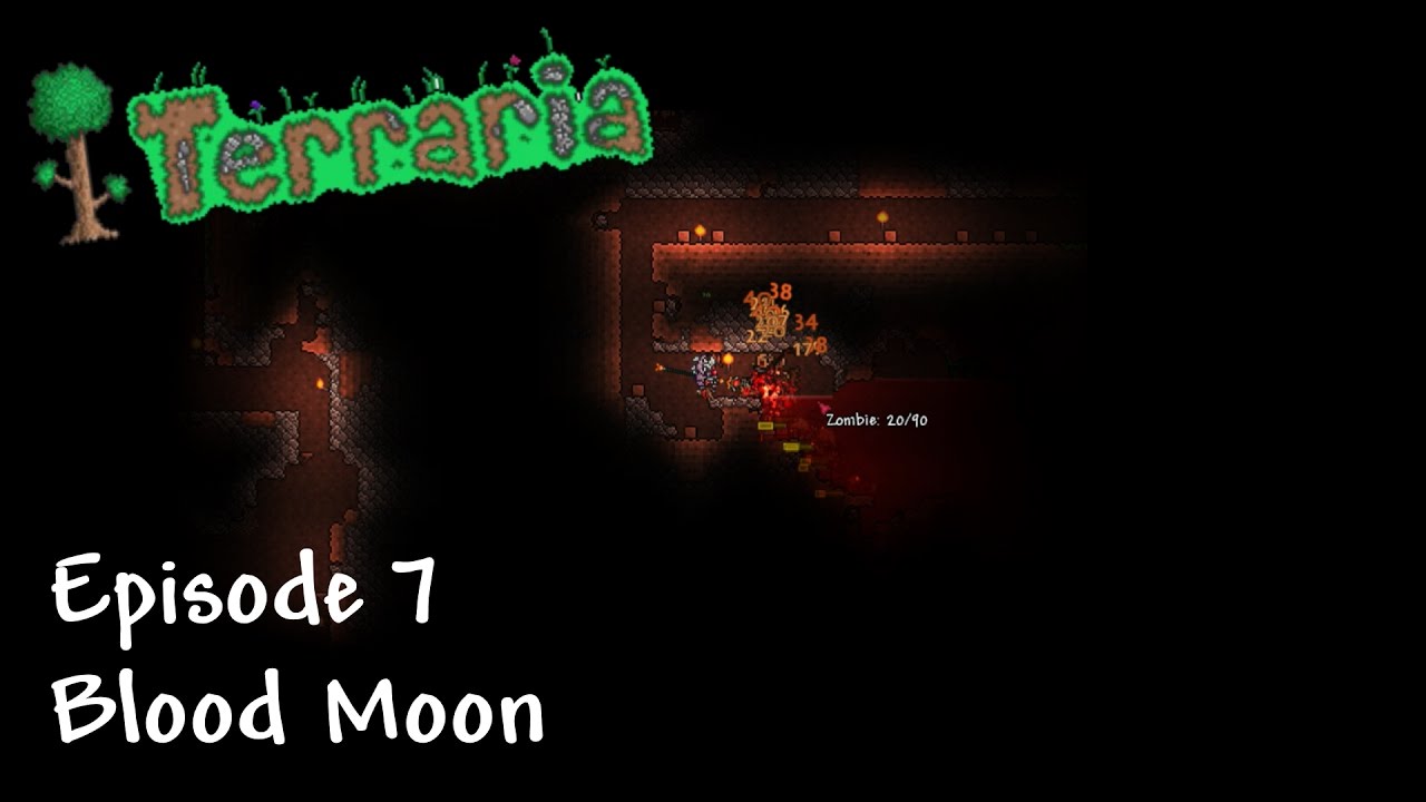 Terraria 7 Blood Moon YouTube