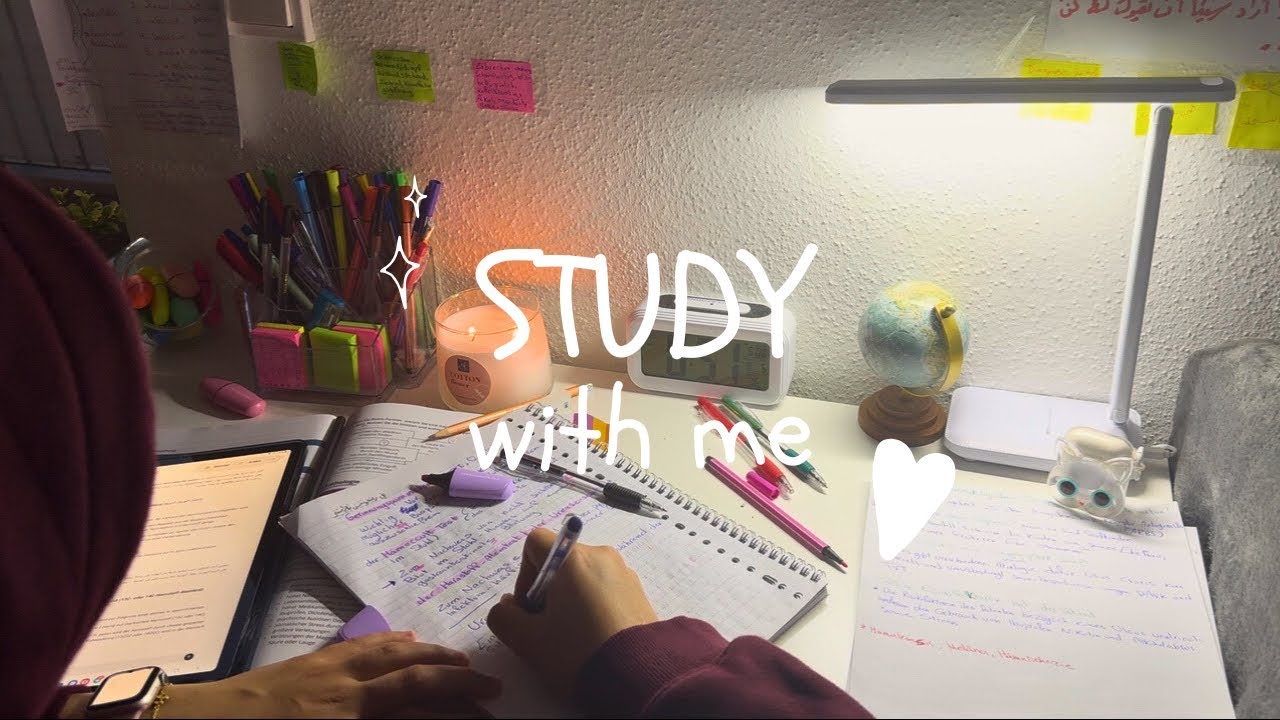 ادرس معي ٣ ساعات وربع متواصل بدون توقف مع صوت القرآن الكريم | Study with me 3h no Breaks with Quran