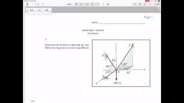 Statics - Final Exam overview