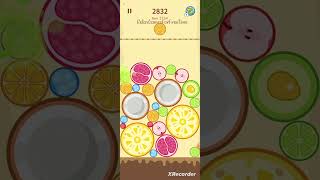 Merge Fruit - Fruit Crush - Score 4744 endless fruit object cute merge game gameplay #walkthrough screenshot 3