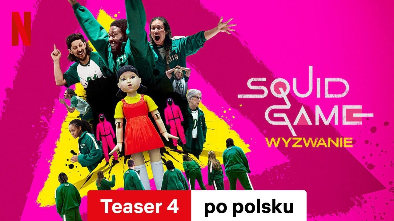 Squid Game Wyzwanie (Sezon 1 Teaser 4) Zwiastun po polsku Netflix