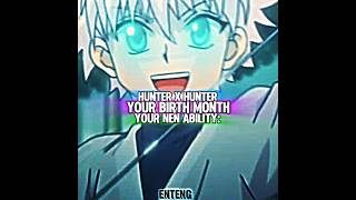 Your Month Your Nen Ability Hunter X Hunter
