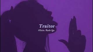 Olivia Rodrigo - Traitor (slowed)