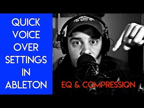 Simple Voice Over EQ & Compression in Ableton Live! (Podcasts & Dialogue)