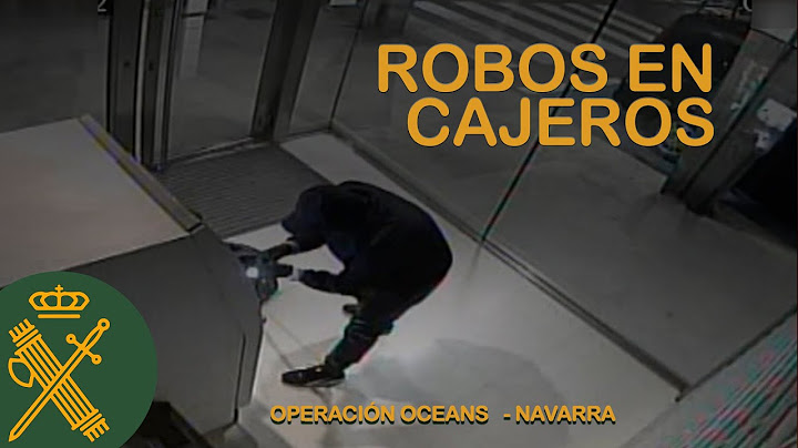 Dos detenidos por robar en cajeros automáticos mediante el uso de explosivos.