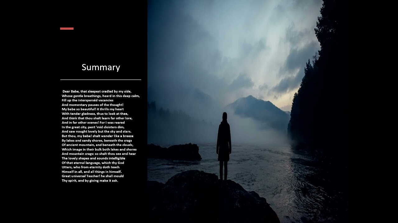 Frost at Midnight Explained in Simple English