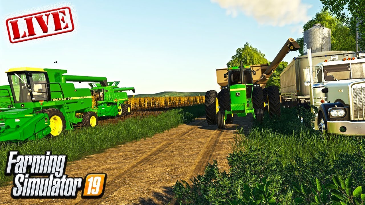 CORN HARVEST IS HERE! | 50K SUBS COTTON DLC GIVE AWAY | FARMING SIMULATOR 19