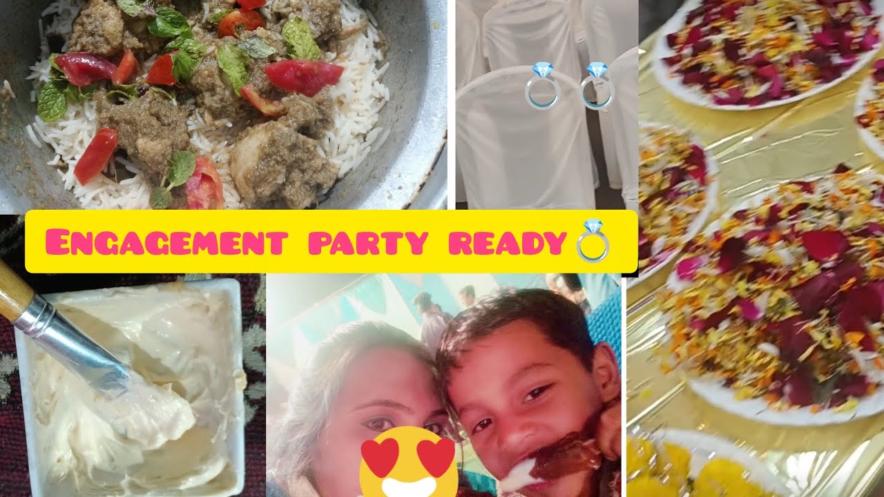 Sunday special vilog engagement 💍 party jaane Ki taiyari Ghar per Biryani banai 🍗 sab ek hi vilog me