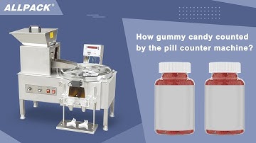 How gummy candy counted by the pill counter machine?