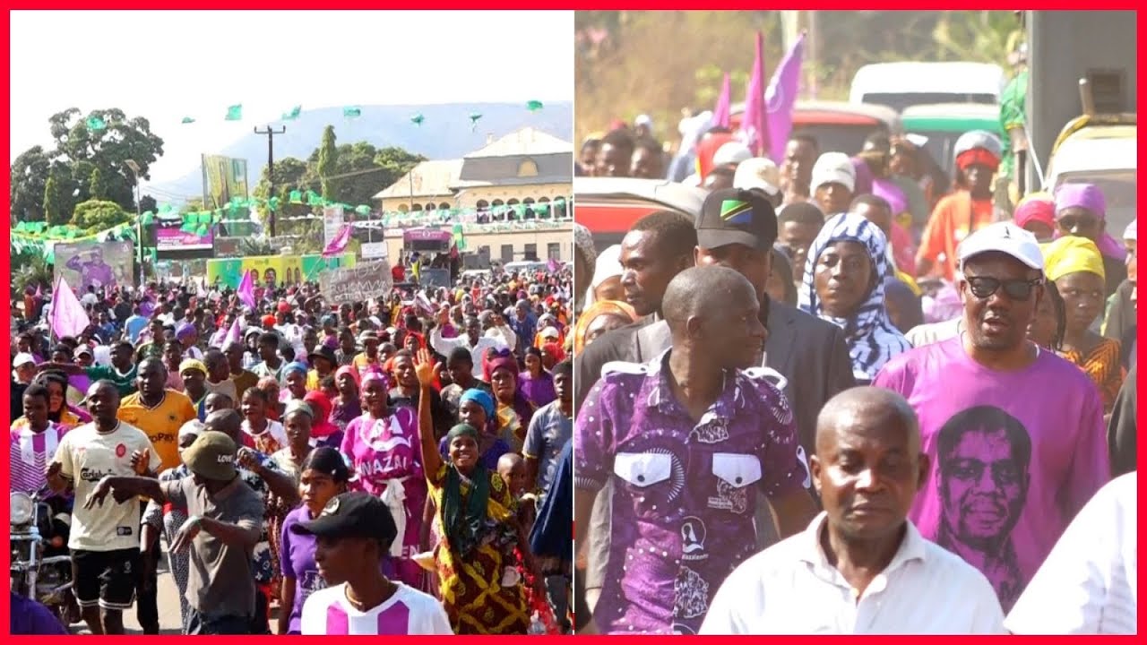 TAZAMA MSAFARA WA BABALEVO ULIVYOINGILIA MSAFARA WA ZITTO KABWE NA KUMEZWA NA WATU WAKE...