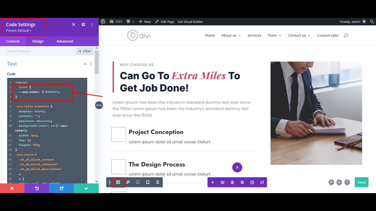 How To Change Color In Divi Why Choose Us Section - YouTube