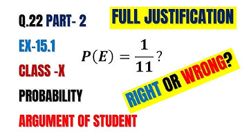 Probability Class 10 Exercise 15.1 Question 22 (ii)