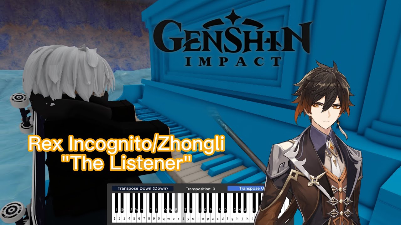 Genshin Impact OST / PV Music - Zhongli: The Listener [ROBLOX Piano Cover]