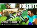 【マイクラ茶番】フォートナイトvsマインクラフト！？#前編（Minecraft、MOD）