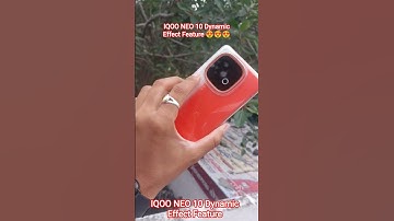 IQOO NEO 10 Dynamic Effect Feature....😍😍