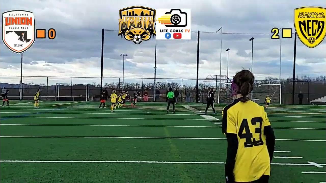 Baltimore Mania 2022 NE CANTOLAO FC 10 WILDCATS VSBALTIMORE UNION SC