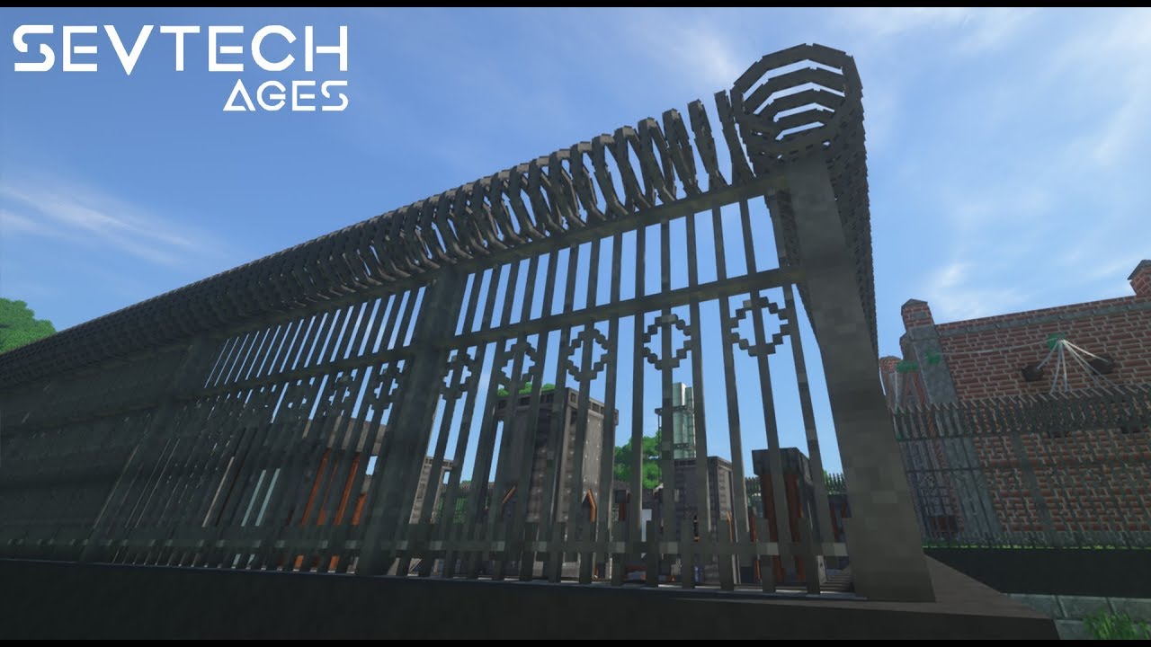 Super Stacheldrahtzaun aus Chisels & Bits + Destillery - #76 SevTech Ages [Stage 4] - German hypixel skyblock redstone
