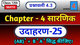 Determinants Example 25 Class 12 Maths Full Explanation Step by Step