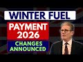 Winter Fuel Payment 2026 Changes Announced — Who Will Get the New Higher Amount?