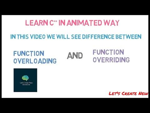 Difference between Function Overriding and Function Overloading in C++ ...