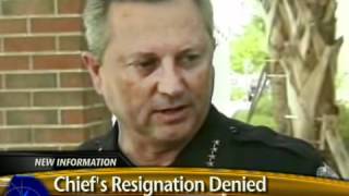 Sanford city leaders reject police chief's resignation