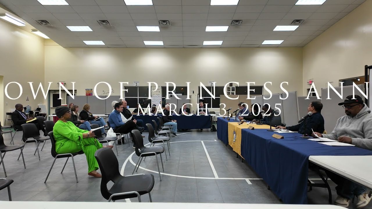 Princess Anne, MD Public Meeting Mar 3 2025