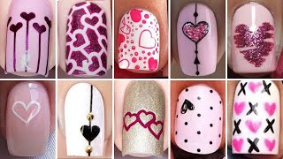 50 EASY Valentines nail ideas! | HUGE TikTok nail art compilation