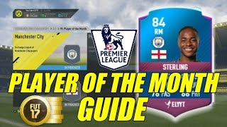 PL Player of the Month Guide - STERLING | Squad Building Challenge Shortcuts | FIFA 17 screenshot 2