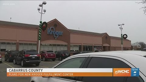 Nearly 700 new jobs coming to Cabarrus County when Kroger builds high-tech customer fulfillment cent