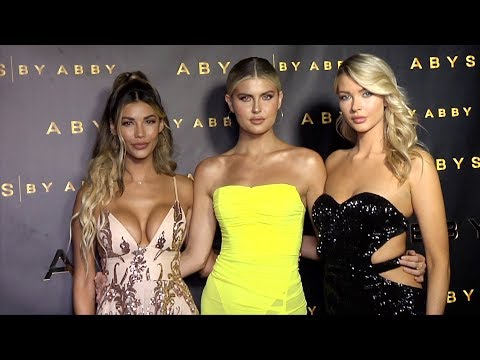 Tiffany Keller, Kellie Stewart, Erin Michelle Cummins "Abyss by Abby" USA Launch Party Black Carpet
