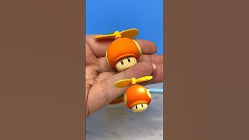 Propeller Shroom from New Super Mario Bros. Clay