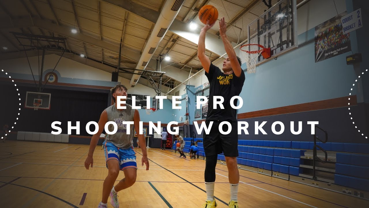 ELITE Shooting Warmup w/ Audio Cues & Decision Making 🔊 | Brendan & Braden Hausen