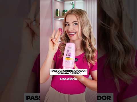 Passo a passo da linha Desmaia Cabelo  🩷