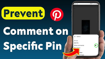 How to Prevent Comment on a Specific Pinterest Pin (Updated)