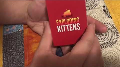 Exploding Kittens - Barking Kittens expansion unboxing