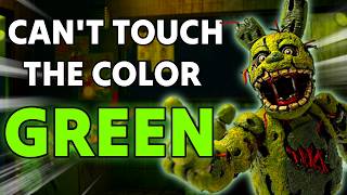 Can You Beat ALL FNAF Games Without Touching The Color GREEN?