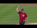 Ovi throws first pitch at nats game