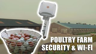 High Tech Farm Security and Internet | Poultry Farm