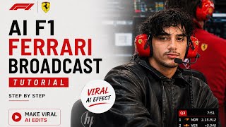 How To Make Viral AI F1 Ferrari Broadcast Videos (Step By Step) ✨ screenshot 3