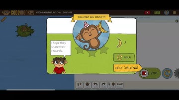 Code Monkey Adventure Challenges 25-27