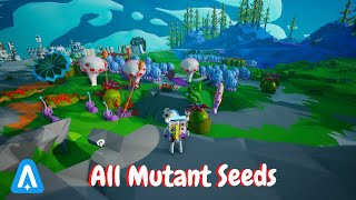 Astroneer Growing Mutant seeds Planting each Seed on planet Sylva Every Mutant Seed