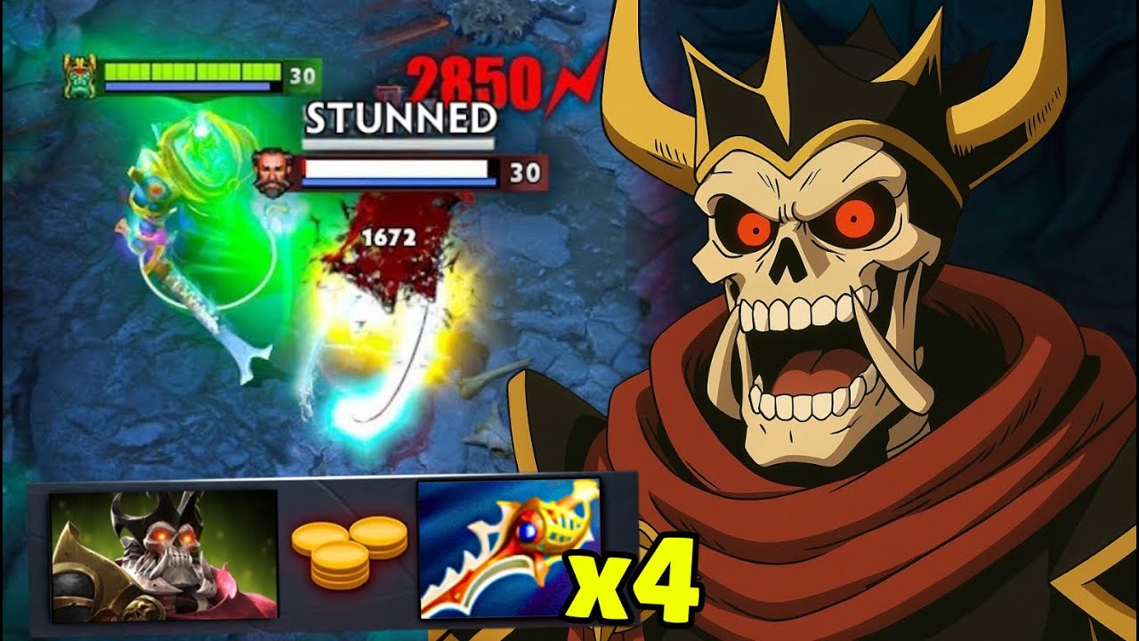 DIVINE RAPIER WRAITH KING X4 = DOTA 2 IS BROKEN 🔥