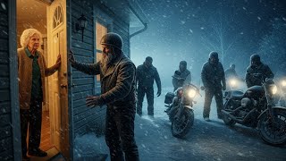 Elderly Widow Sheltered 20 Freezing Bikers —Next Morning, 200 Hells Angels Stopped Outside Her Door.